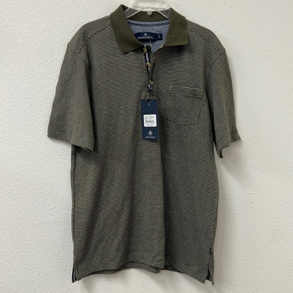 Rainforest Men’s Olive Green Polo S